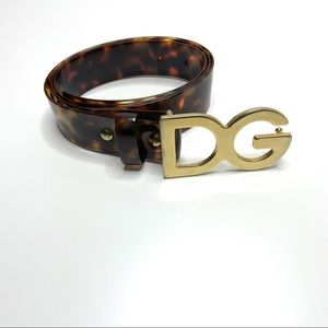 DOLCE & GABBANA | Animal Print Plastic Belt